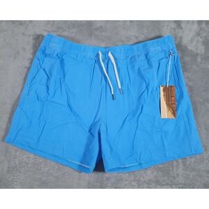Fair Harbor Bungalow Short Mens 3XL‎ Blue Grotto Swim Trunk Lined 5" Inseam New